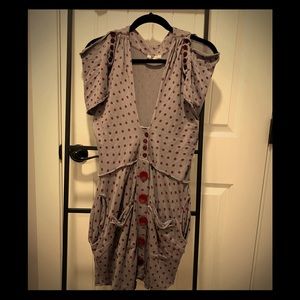 MOTH Anthropologie cold shoulder dress Size L